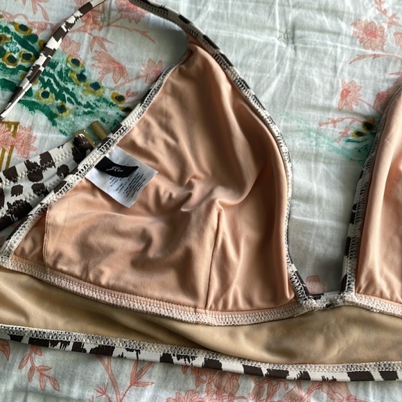 J crew leopard print soft stretch bralette - Picture 7 of 10